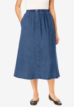 7-Day Mockfly Denim Skirt