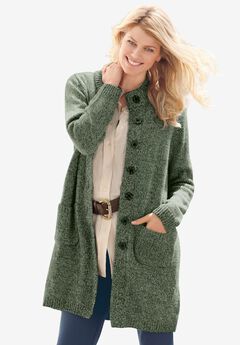 Marled Sweater Jacket