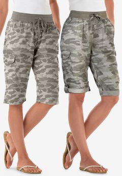Convertible Length Cargo Bermuda/Short