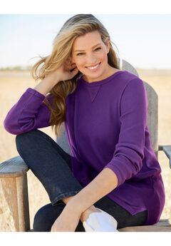 Ultra Soft Waffle Thermal Sweatshirt