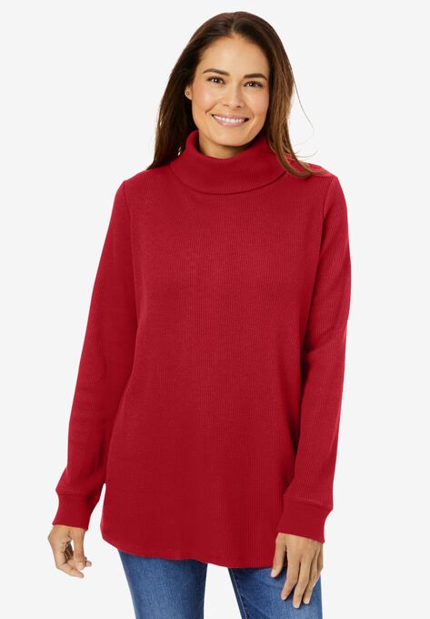 Thermal Turtleneck, CLASSIC RED, hi-res image number null