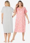2-Pack Long Sleepshirts , , on-hover image number 1