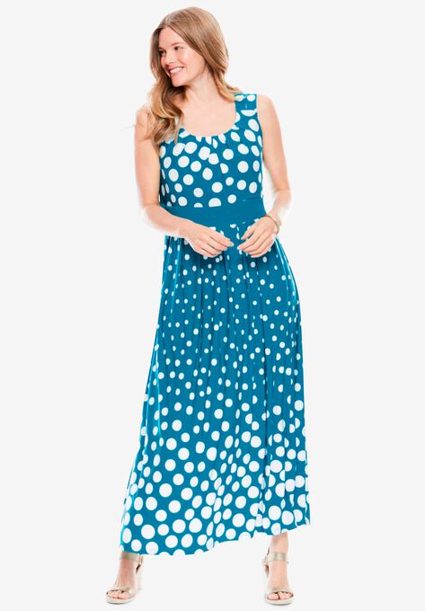 Empire Waist Print Maxi Dress Plus Sizemaxi Dresses Woman Within