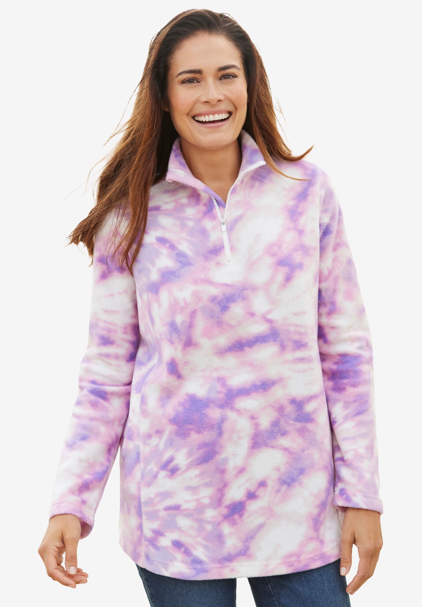 microfleece quarter zip