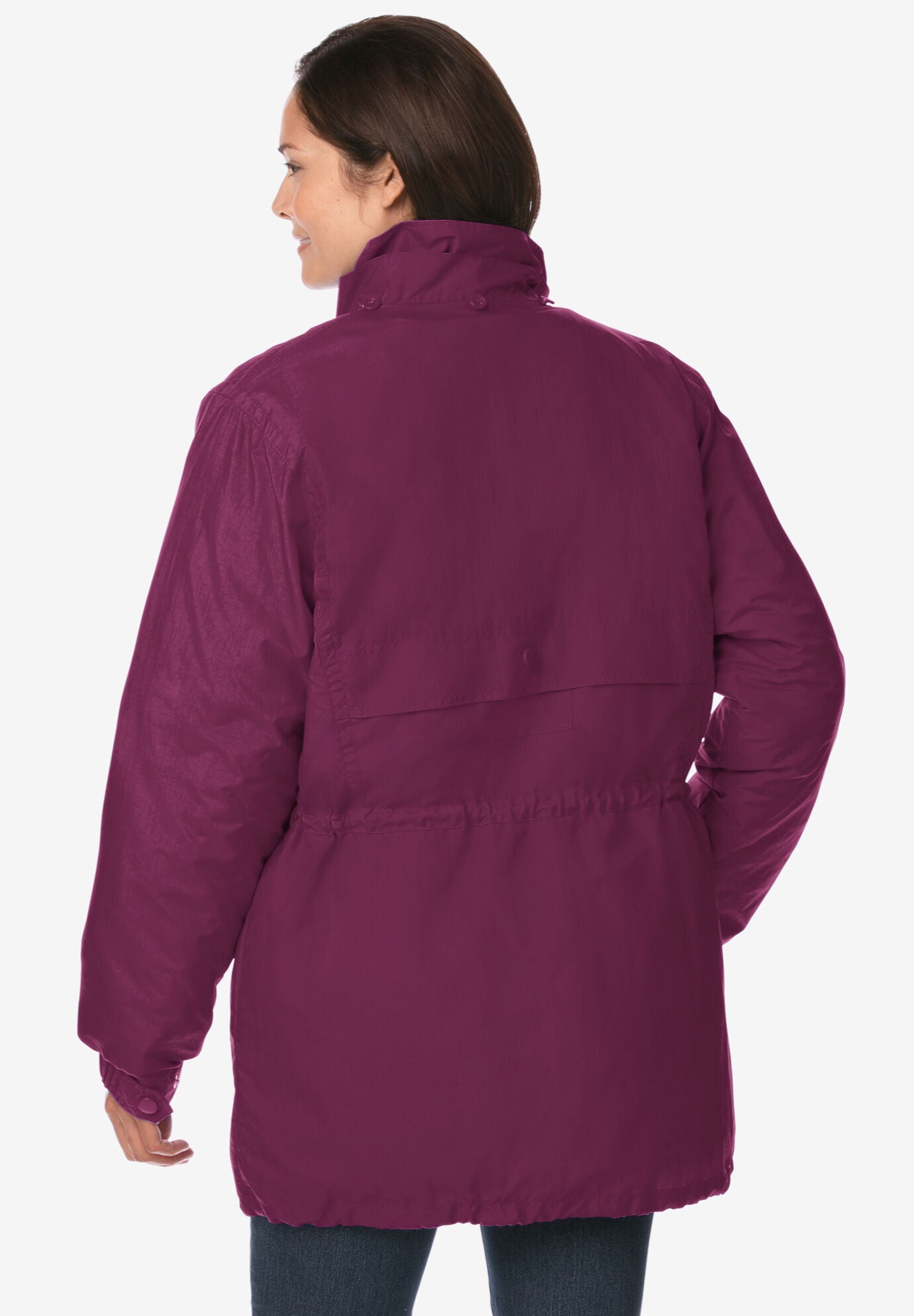 Woman discount within anorak