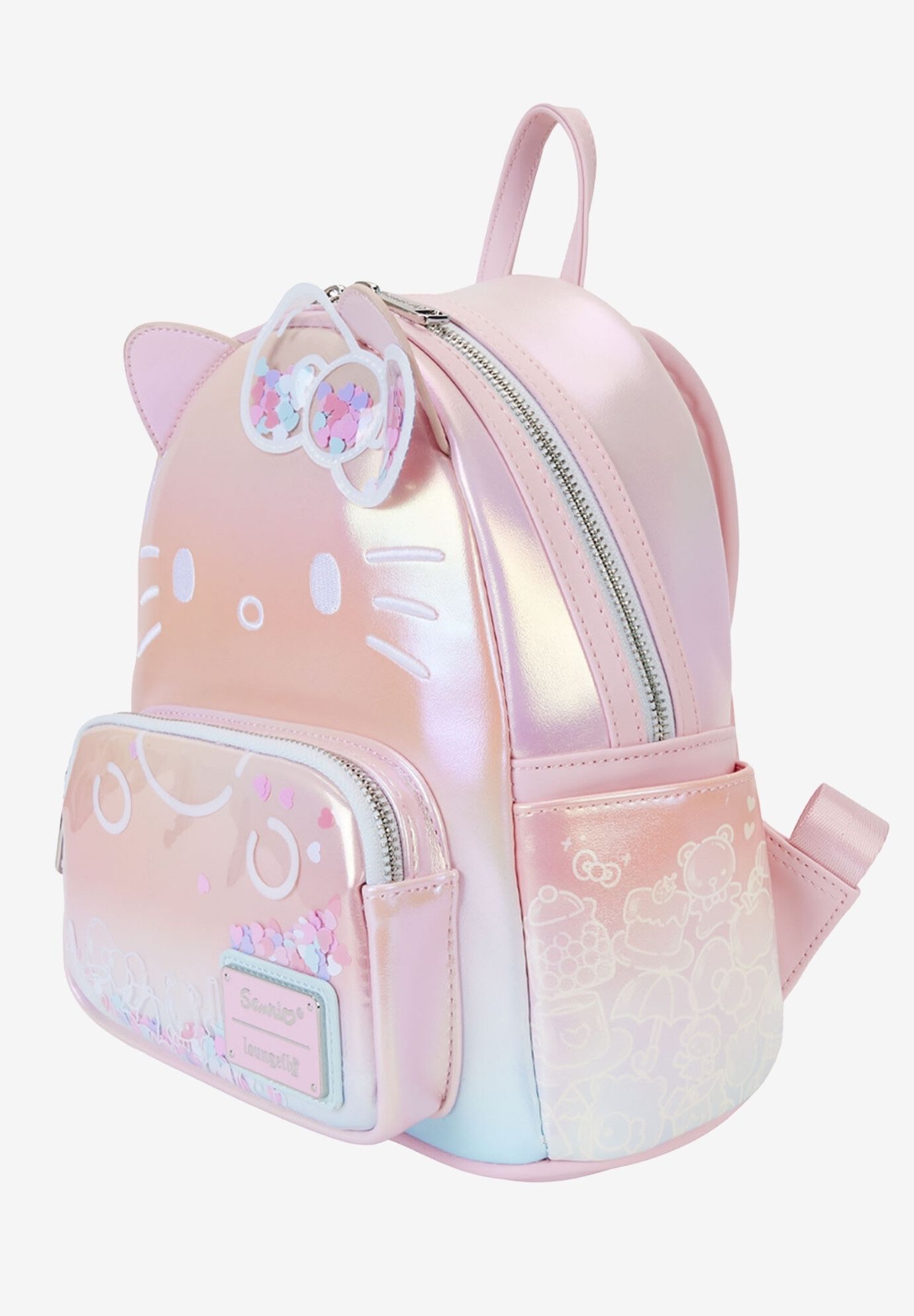 Loungefly X Sanrio Hello Kitty 50Th Anniversary Mini Backpack Clear & Cute, , alternate image number 2