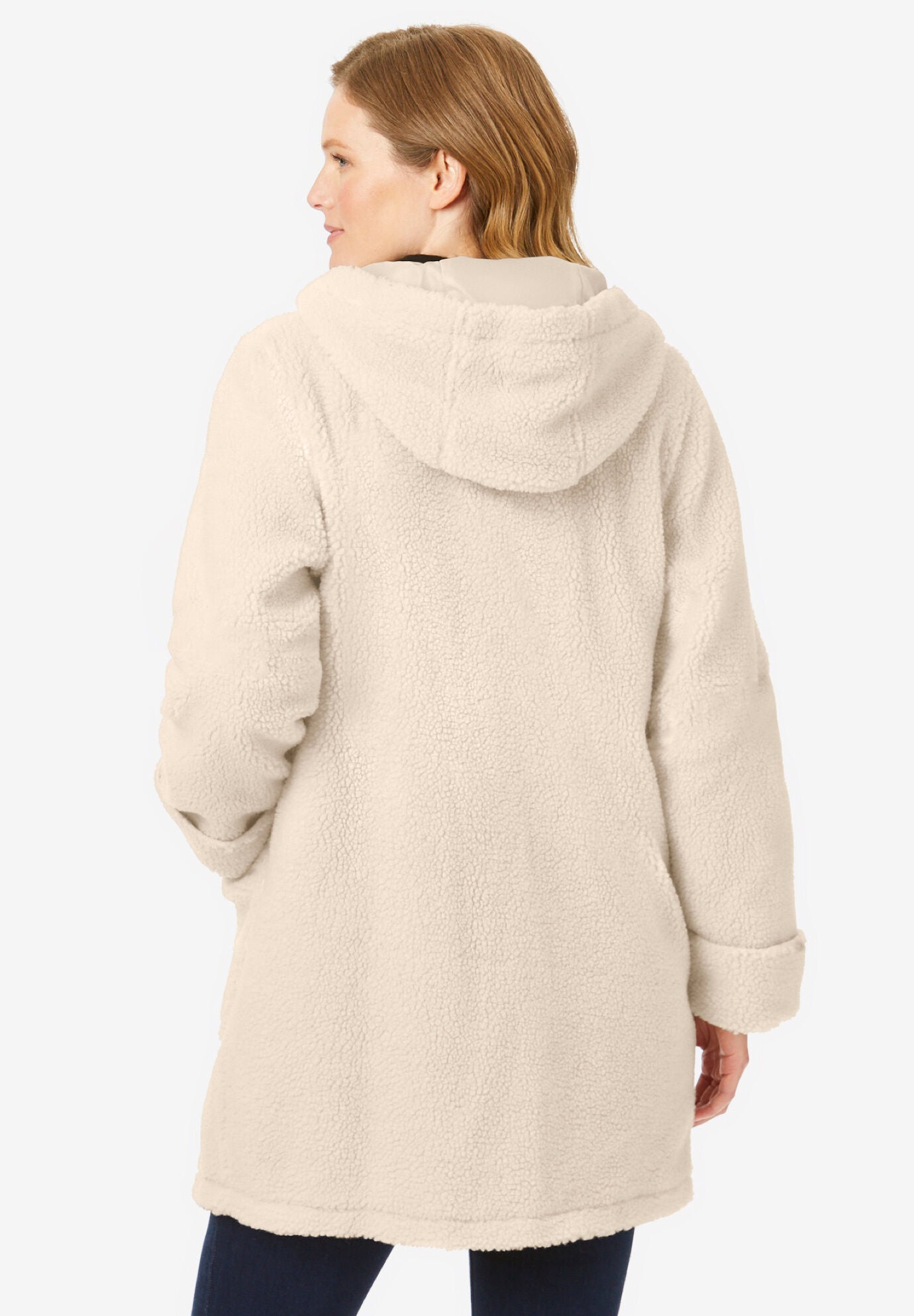 Hooded Berber Fleece Jacket