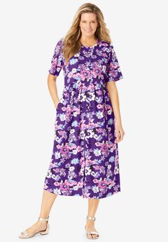 Button-Front Essential Dress