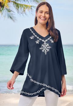 Embroidered Tulip Tunic