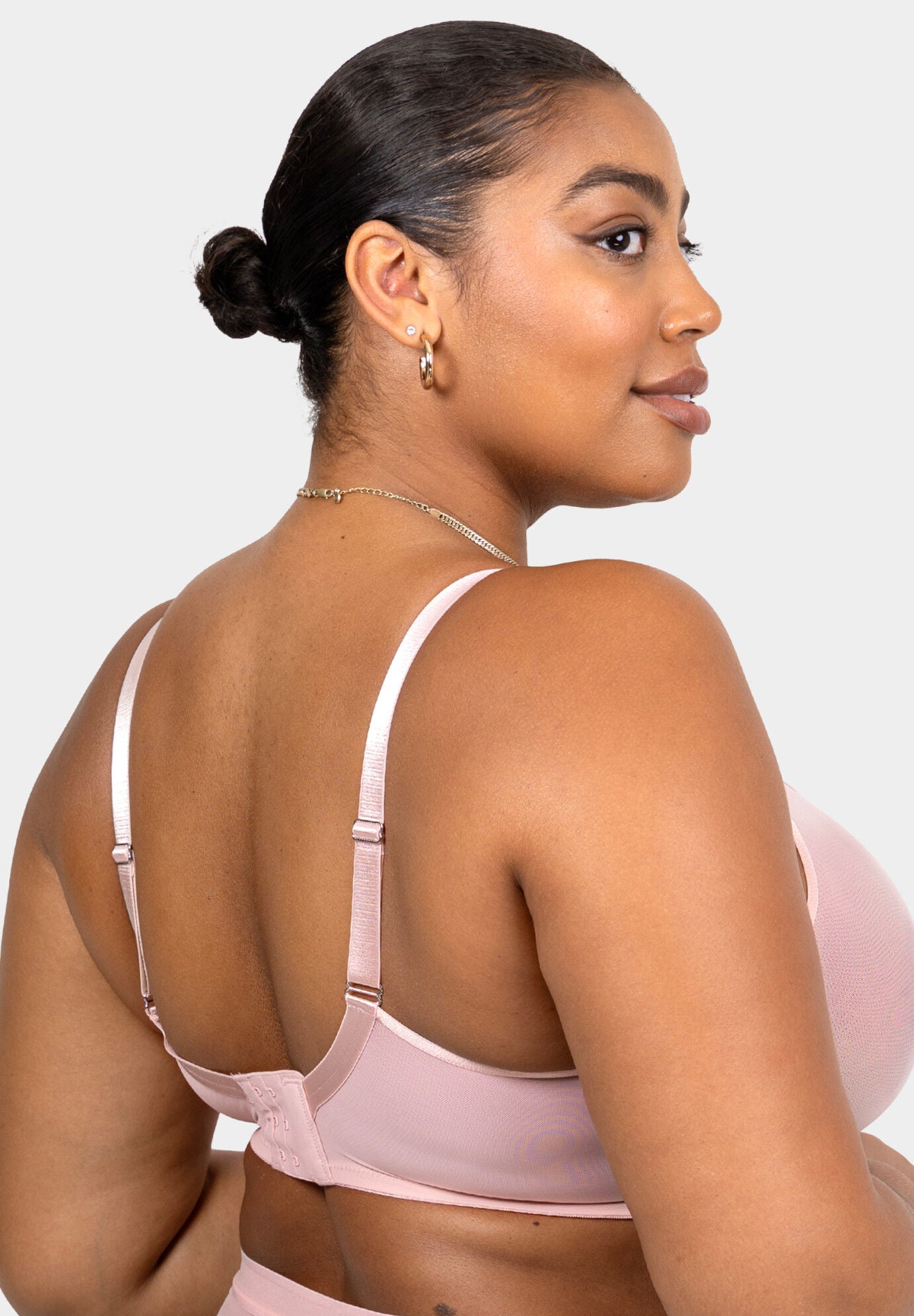 Sheer Mesh Full Coverage Unlined Underwire Bra, BLUSHING ROSE, on-hover image number 1