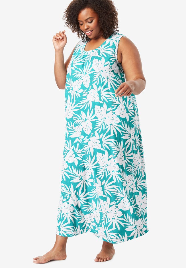 Long Sleeveless Lounger by Dreams & Co.®, , alternate image number 2