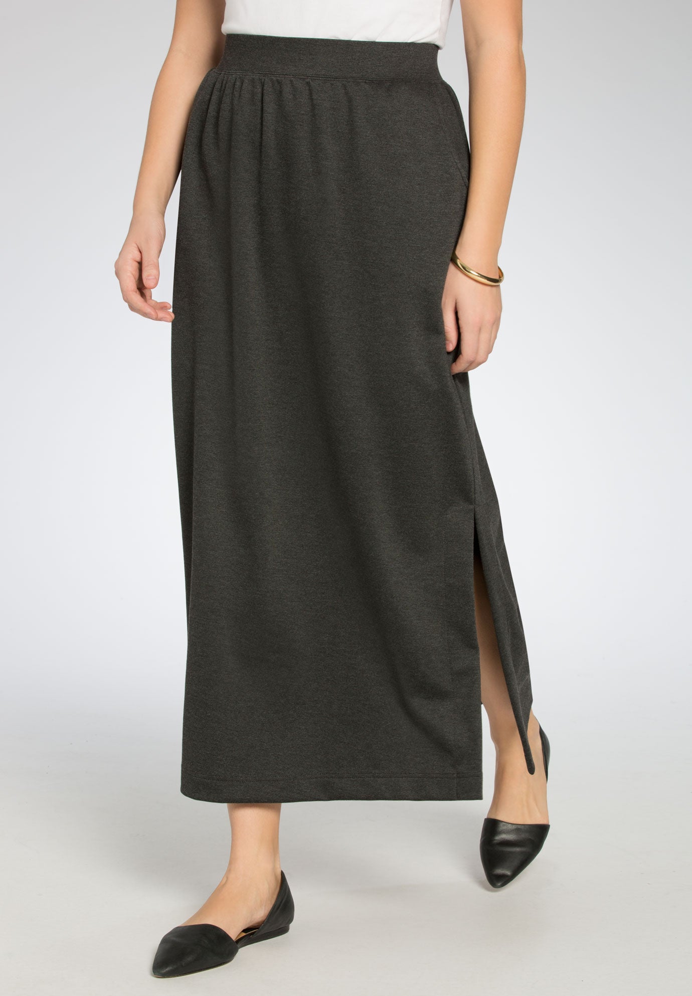 ponte maxi skirt