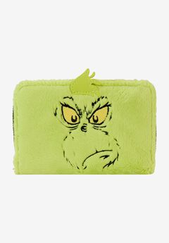 Loungefly x Dr Seuss The Grinch Plush Wallet Zip Around