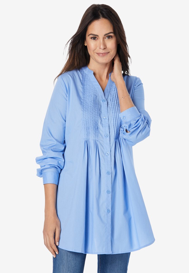 Perfect Pintuck Tunic | Woman Within