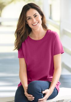 Perfect Short-Sleeve Crewneck Tee