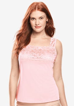 Plus Size Pink Camis