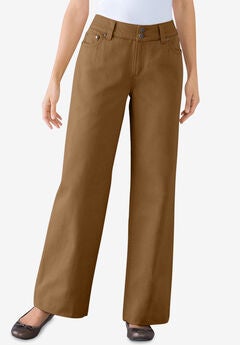 Perfect Cotton Wide-Leg Denim Jean