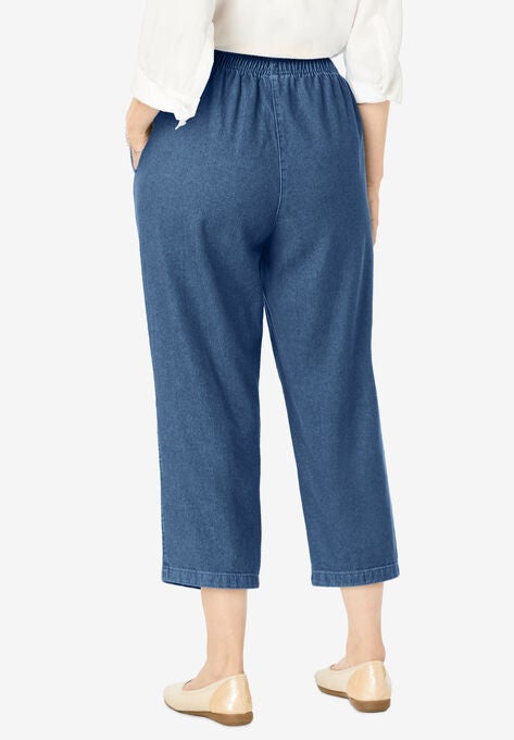 7-Day Denim Capri, , on-hover image number null