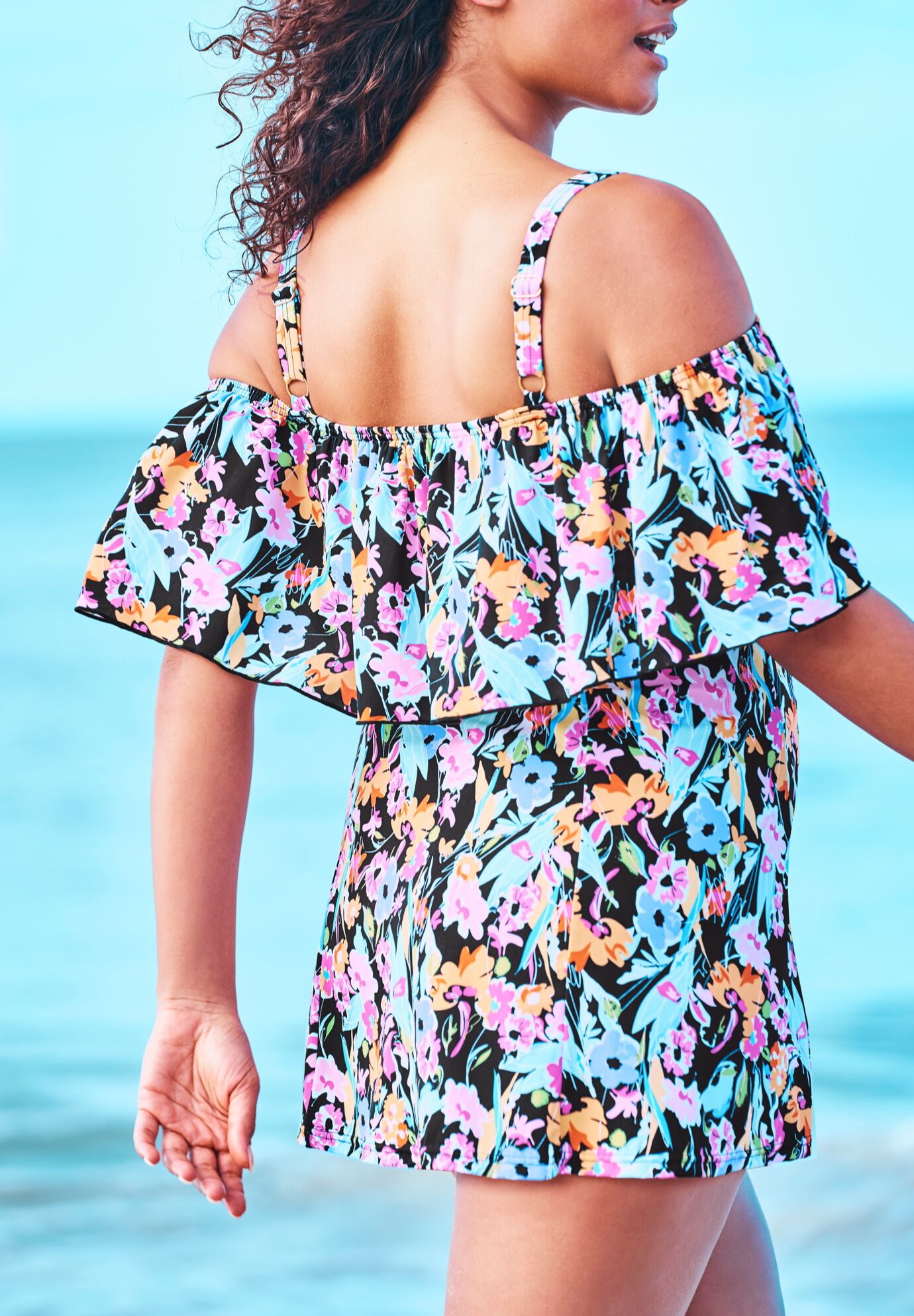 Off shoulder 2025 swim dress