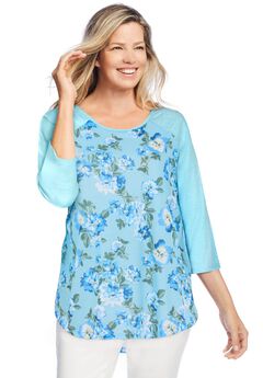 Three-Quarter Sleeve Baseball Tee