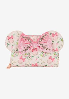 Loungefly x Disney Minnie Mouse Floral Zip Around Wallet
