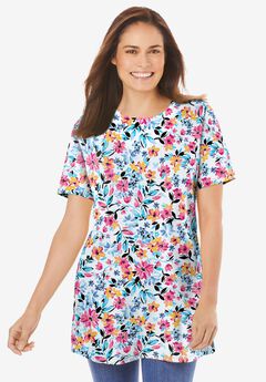 Perfect Printed Crewneck Tunic