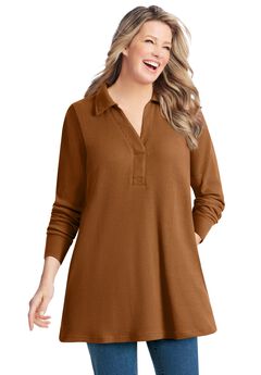 Relaxed Waffle-Thermal Tunic