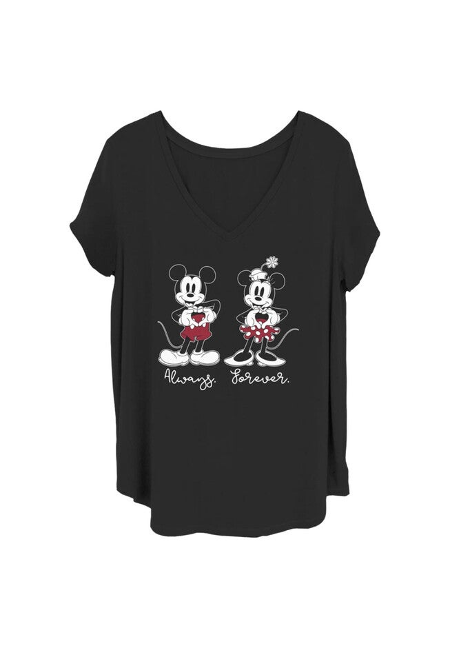 Always Forever V-Neck T-Shirt, BLACK, hi-res image number null