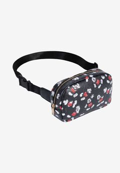 Disney Mickey Mouse Belt Bag Travel Fanny Pack Waist Bag Crossbody Zippered