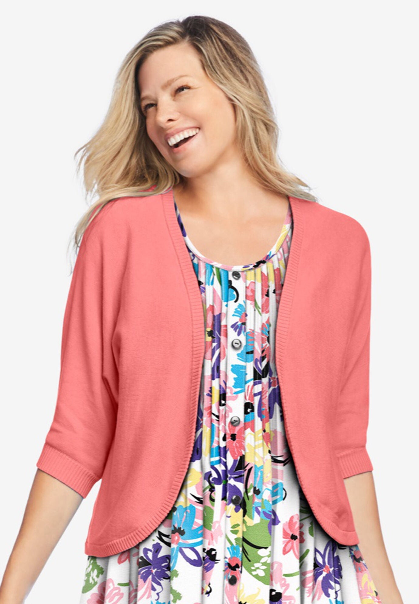 yellow plus size shrug