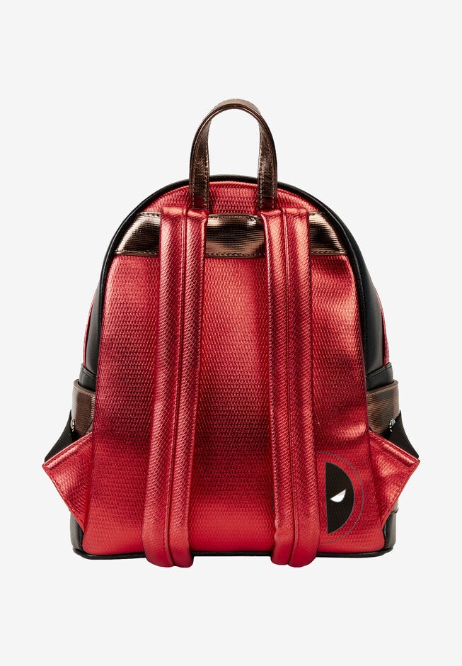 Loungefly X Marvel Deadpool Mini Backpack Metallic Red, , on-hover image number 1