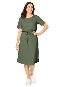 Curved Hem Dress