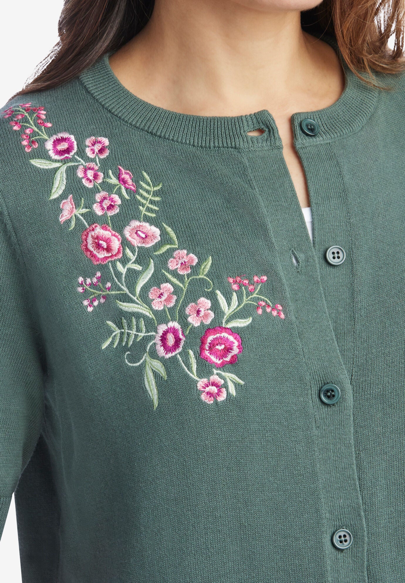 Elbow length cardigan clearance