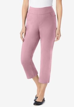 Flex-Fit Pull-On Denim Capri