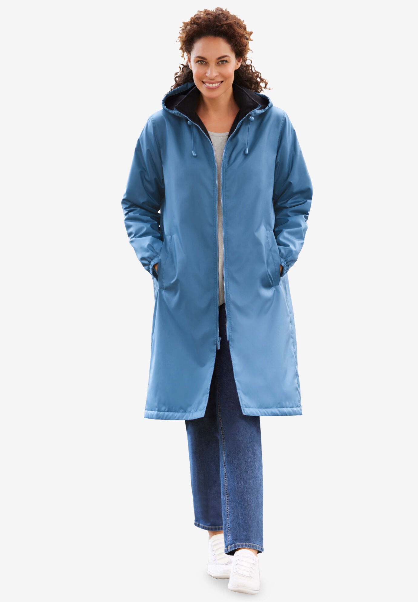 Woman within new arrivals rain jackets