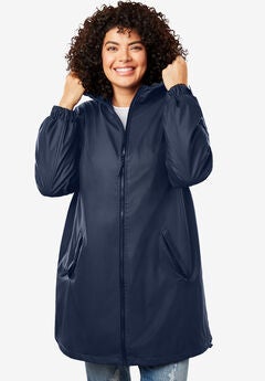 Hooded Slicker Raincoat