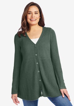 Babydoll Cardigan Sweater