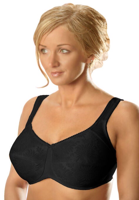 Underwire All Over Jacquard Bra , BLACK, hi-res image number null