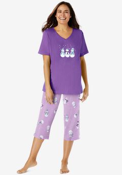 2-Piece Capri Cotton PJ Set