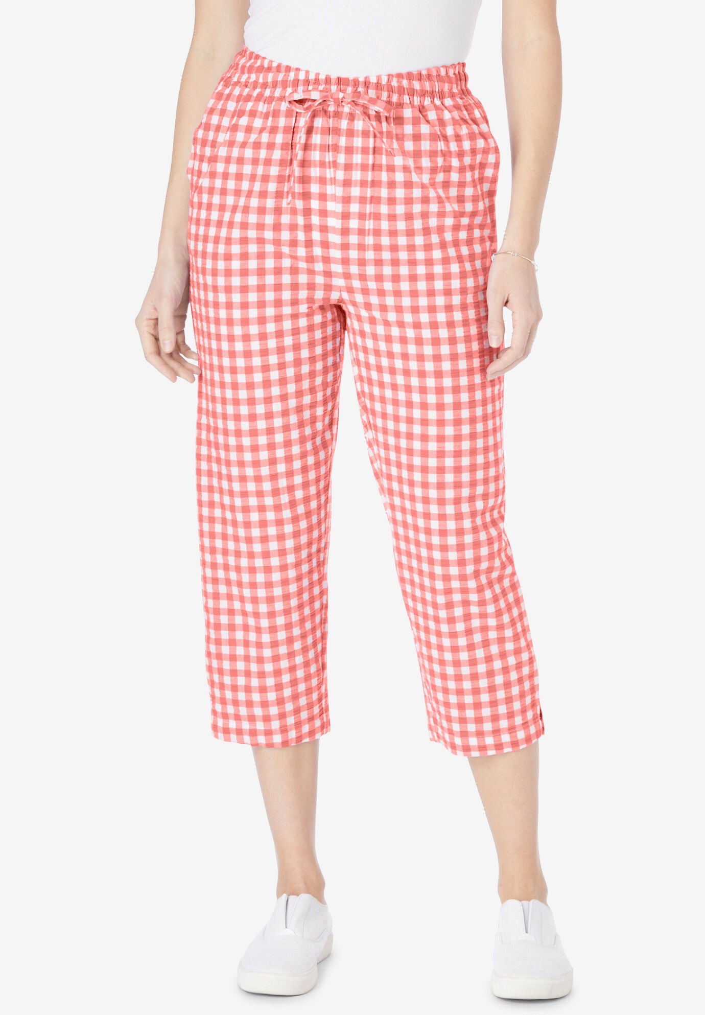 Seersucker Capri Pant | Woman Within