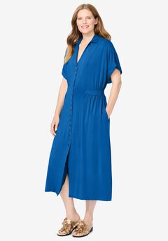 Snap-Front Dress