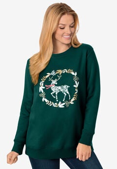 Fleece Holiday Sweatshirt