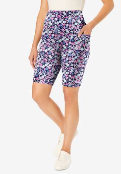 Stretch Cotton Pocket Bike Short