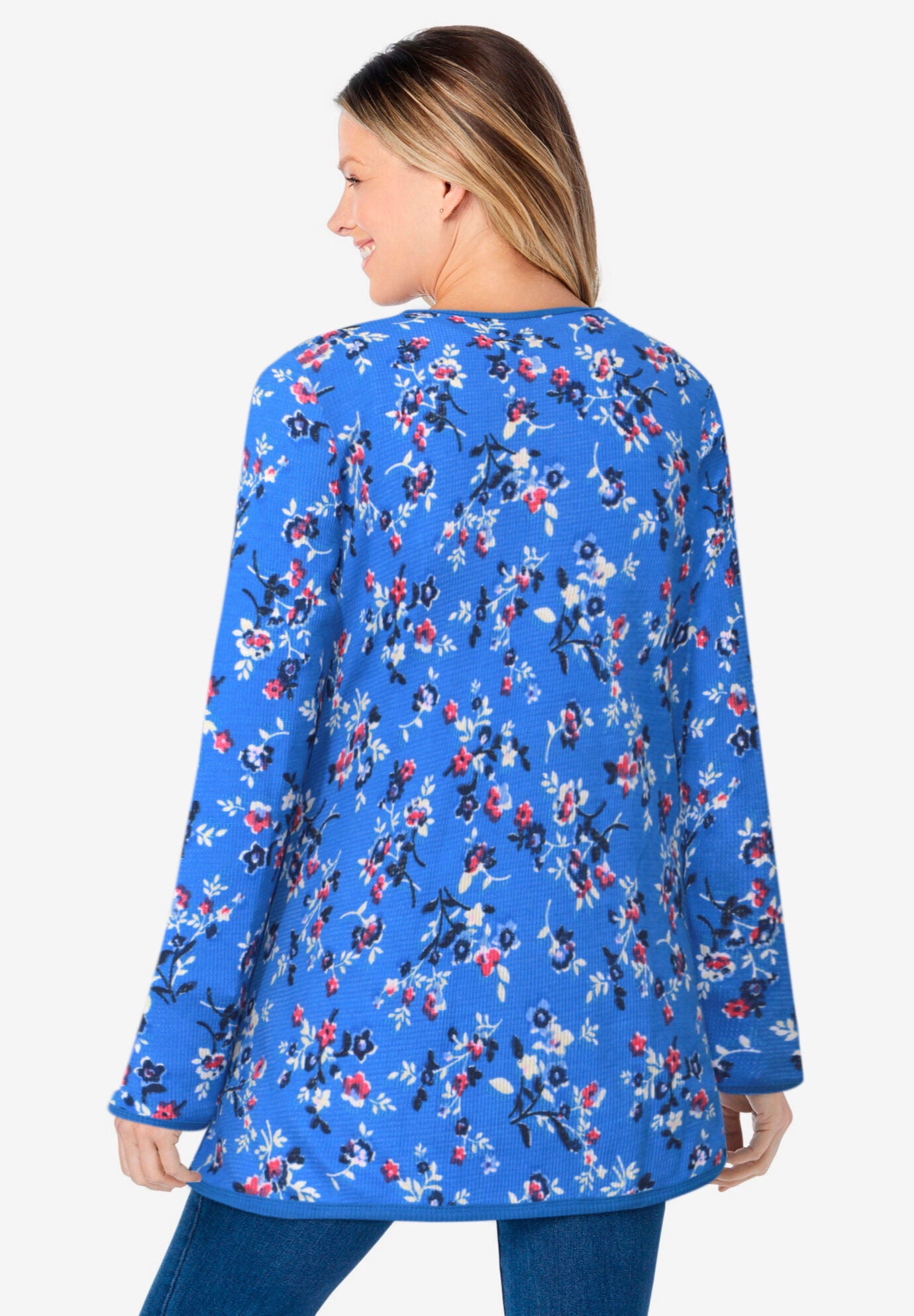 woman within thermal sweatshirt