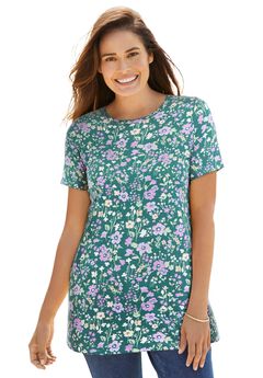 Plus Size Green Tops
