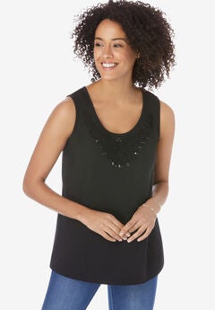 Beaded Tank Top