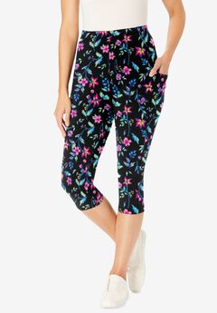 Printed Pocket Capri