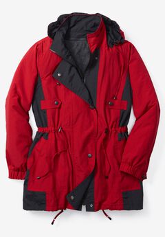 Colorblocked Taslon® Anorak