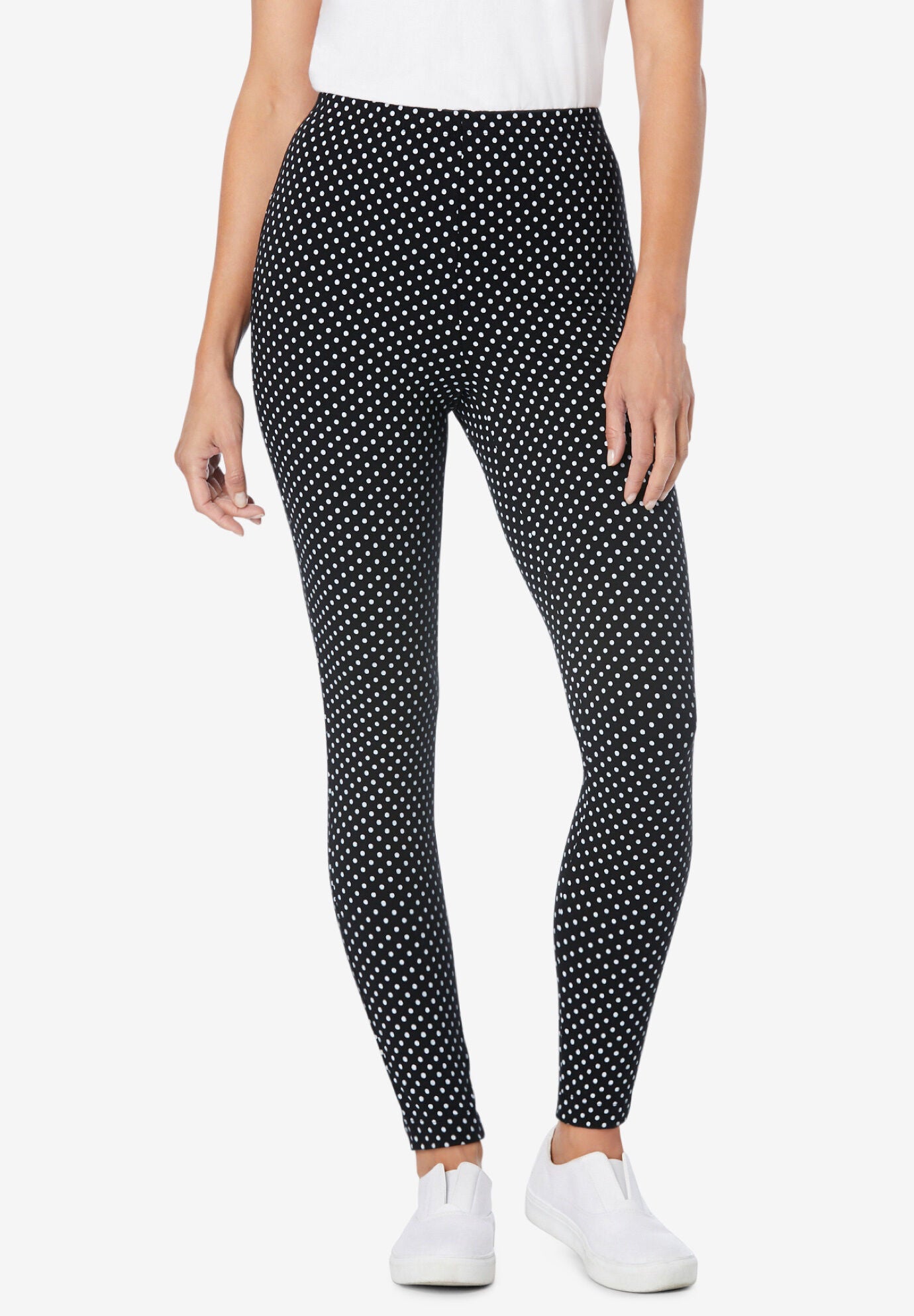 patterned cotton leggings