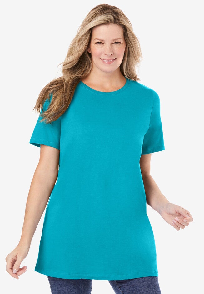 Perfect Crewneck Tunic Woman Within